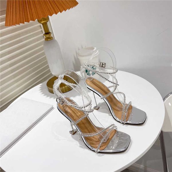 nxy sandals 11cm high heels pvc transparent crystal women summer fashion silver rhinestone square toe party pumps 230511, Black
nxy sandals 11cm high heels pvc transparent crystal women summer fashion silver rhinestone square toe party pumps 230511, Black