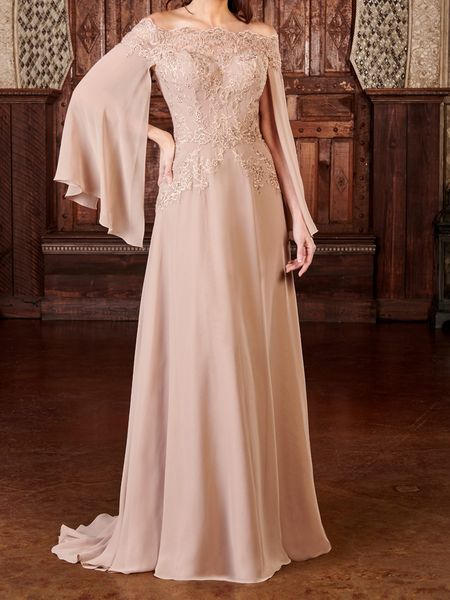 chiffon mother of the bride dresses long evening gowns strapless long sleeves buttons back applique prom gowns, Black;red
chiffon mother of the bride dresses long evening gowns strapless long sleeves buttons back applique prom gowns, Black;red