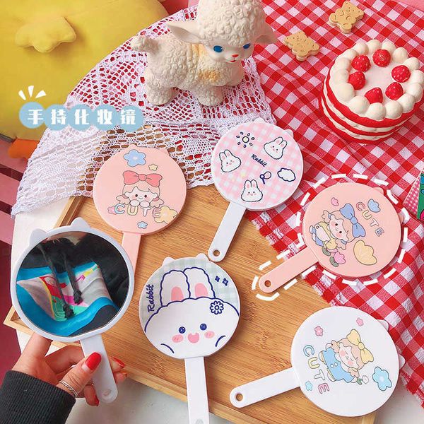 makeup tools portable hand-held makeup mirror ins outdoor creative portable cute mirror comb combo set hd handle mirror girl j230601
makeup tools portable hand-held makeup mirror ins outdoor creative portable cute mirror comb combo set hd handle mirror girl j230601