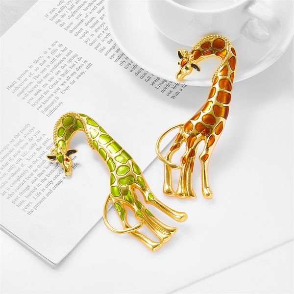 s3733 fashion jewelry cartoon giraffe brooch for women metal enamel animal pin brooches, Gray
s3733 fashion jewelry cartoon giraffe brooch for women metal enamel animal pin brooches, Gray