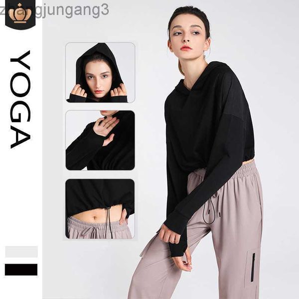 designer t shirt alo yoga hooded sports hoodie women's loose fit quick drying autumn/winter fitness running sweater long sleeve, White
designer t shirt alo yoga hooded sports hoodie women's loose fit quick drying autumn/winter fitness running sweater long sleeve, White
