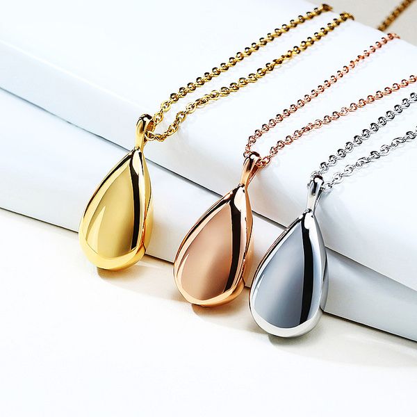 women's pendnat necklace personalized and trendy stainless steel water drop pendant necklace openable for pet urns jewelry gift yw42pn-, Golden;silver
women's pendnat necklace personalized and trendy stainless steel water drop pendant necklace openable for pet urns jewelry gift yw42pn-, Golden;silver