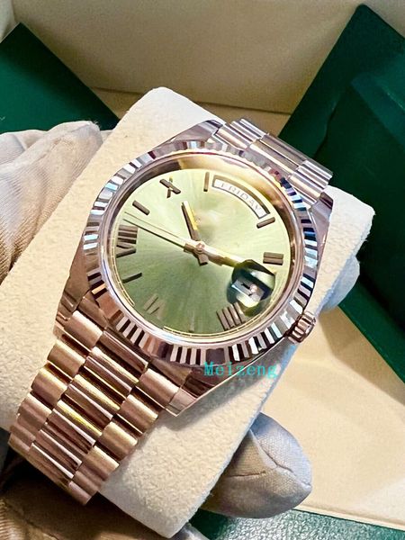 luxury wristwatch brand new men's automatic watches 4 2023 day date 40 olive green president rose gold 228235, Slivery;golden
luxury wristwatch brand new men's automatic watches 4 2023 day date 40 olive green president rose gold 228235, Slivery;golden