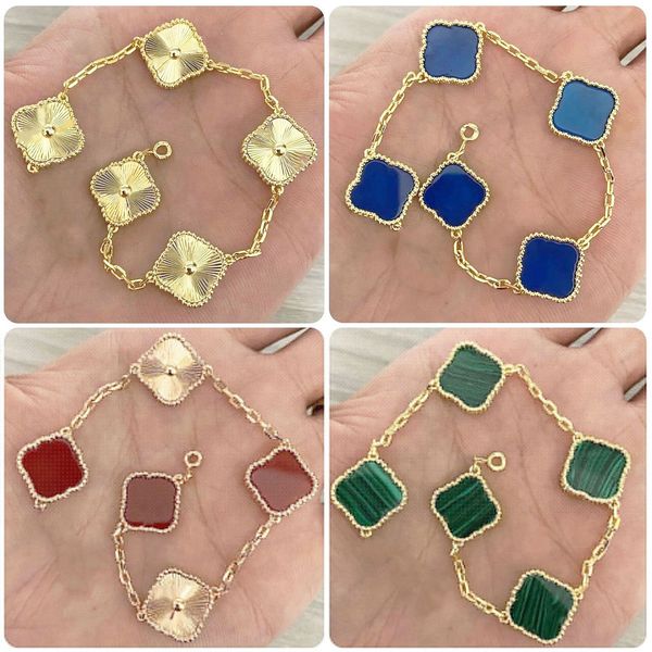 designer jewelry fashion 4 four leaf clover charm bracelet mother of pearl stainless steel plated gold 18k for women girl mother's day, Golden;silver
designer jewelry fashion 4 four leaf clover charm bracelet mother of pearl stainless steel plated gold 18k for women girl mother's day, Golden;silver