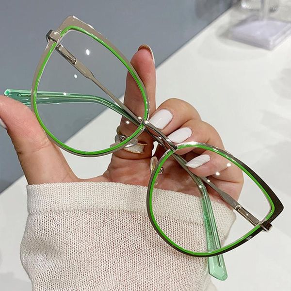 sunglasses retro cat eye anti-blue light glasses women men computer optical metal frame plaine4qm, White;black
sunglasses retro cat eye anti-blue light glasses women men computer optical metal frame plaine4qm, White;black