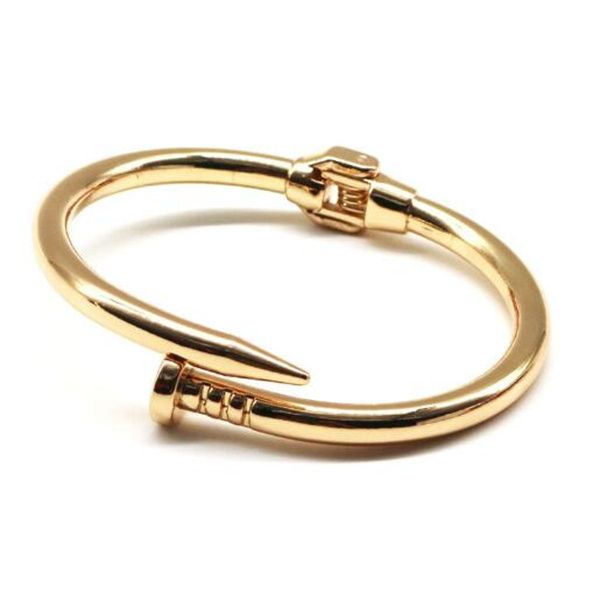 4 color classic brand nail open bracelets female temperament simple trendy bracelet stainles steel screw bracelet for women gift ab1184, Golden;silver
4 color classic brand nail open bracelets female temperament simple trendy bracelet stainles steel screw bracelet for women gift ab1184, Golden;silver