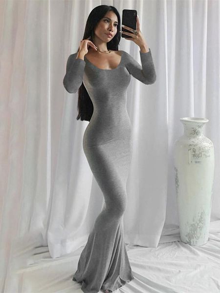dresses inwoman summer dresses for women 2022 long sleeve slash neck maxi dress party bodycon pink black gray long dress female
dresses inwoman summer dresses for women 2022 long sleeve slash neck maxi dress party bodycon pink black gray long dress female