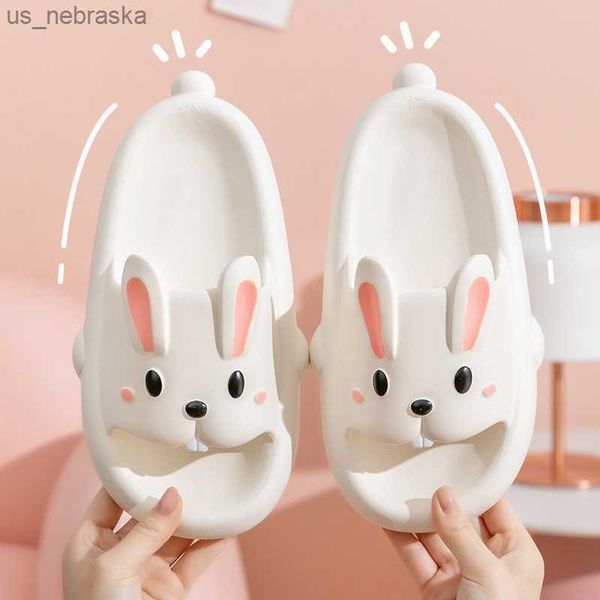 cute rabbit women's home slippers summer cartoon eva nonslip bathroom shoes for women cloud slipper children sandals flipflops l230518
cute rabbit women's home slippers summer cartoon eva nonslip bathroom shoes for women cloud slipper children sandals flipflops l230518