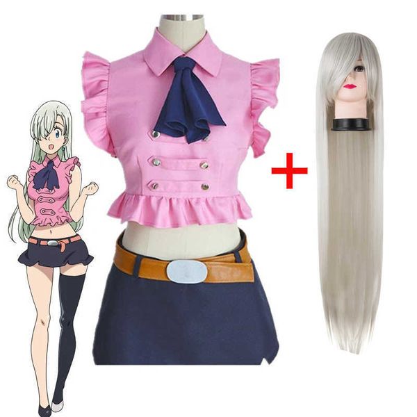 anime costumes anime girl cosplay come the seven deadly sins elizabeth liones cosplay summer clothing belt bow tie z0602, Black
anime costumes anime girl cosplay come the seven deadly sins elizabeth liones cosplay summer clothing belt bow tie z0602, Black