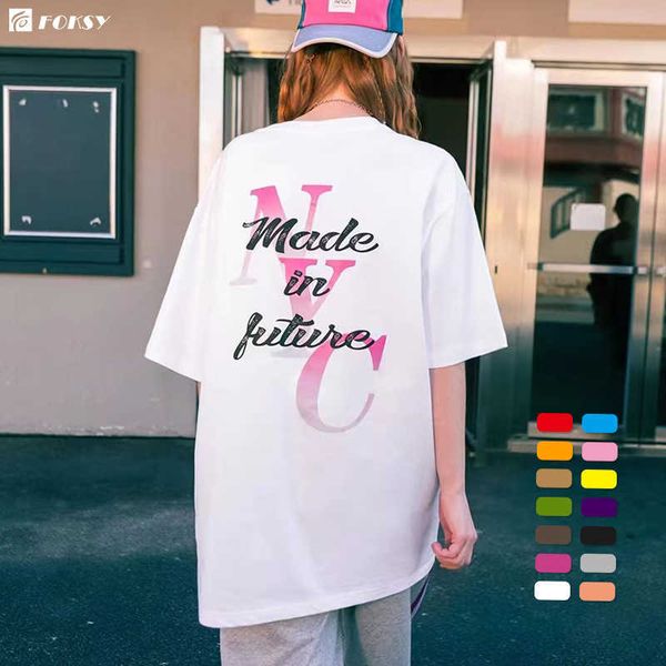women letter printed tshirt organic cotton fashion clothes summer plain tee t shirt for women coton cute graphic tshirtngrb, White
women letter printed tshirt organic cotton fashion clothes summer plain tee t shirt for women coton cute graphic tshirtngrb, White