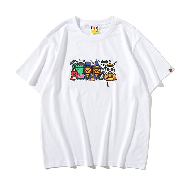 new summer t-shirt fashion cute boys and girls style versatile short sleeve casual couple style, White;black
new summer t-shirt fashion cute boys and girls style versatile short sleeve casual couple style, White;black