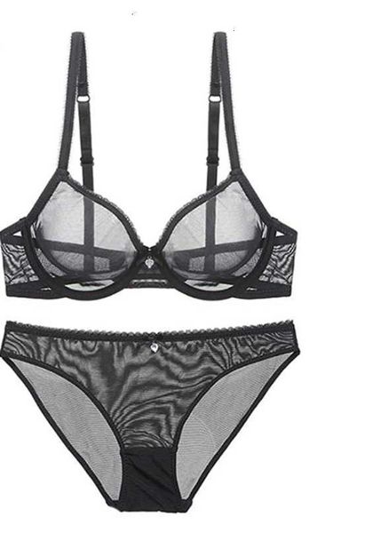 25023 new europe and the united states underwear female ultra-thin breathable transparent mesh bra set small chest gathered anti-sagging lar, Red;black
25023 new europe and the united states underwear female ultra-thin breathable transparent mesh bra set small chest gathered anti-sagging lar, Red;black