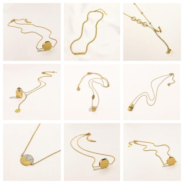 famous designer letter necklaces chain pendant 14k gold plated stainless steel women sweater necklace statement jewerlry accessories 20sty, Silver
famous designer letter necklaces chain pendant 14k gold plated stainless steel women sweater necklace statement jewerlry accessories 20sty, Silver