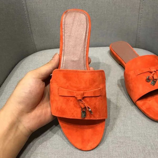 luxury designers lp piana slippers summer charms slides embellished suede luxe sandals shoes genuine leather open toe casual flats for women, Black
luxury designers lp piana slippers summer charms slides embellished suede luxe sandals shoes genuine leather open toe casual flats for women, Black