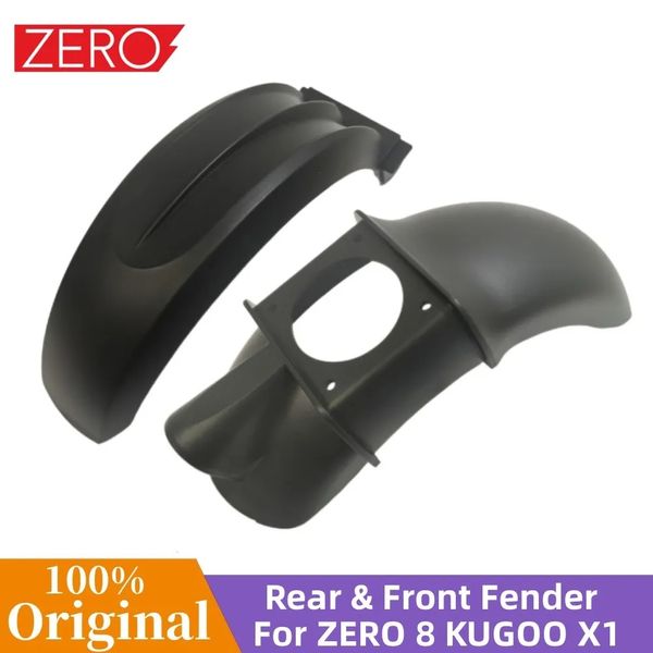 Image of Original GRACE 8 ZERO 8 KUGOO X1 Extended Rear & Front Fender Mudguard Electric Scooter Wheel Cover Spare Parts