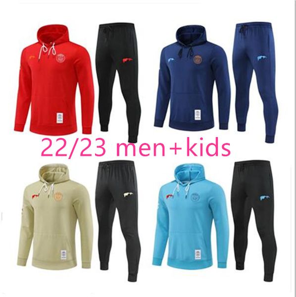 22/23 psgs tracksuit hoodie survetement 21 22 23 psgs men kids paris chandal futbol training suit football soccer set boys kit, Black
22/23 psgs tracksuit hoodie survetement 21 22 23 psgs men kids paris chandal futbol training suit football soccer set boys kit, Black