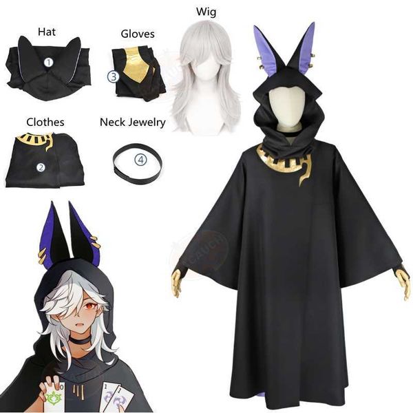 anime costumes genshin impact cyno cosplay black cloak hat gloves white wig cosplay anime cosplay halloween comes carnival party set z0602
anime costumes genshin impact cyno cosplay black cloak hat gloves white wig cosplay anime cosplay halloween comes carnival party set z0602