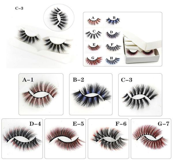 3d false colored eyelashes natural faux mink fluffy eye lash extension makeup cosplay colorful eyelash dhl j0757377855
3d false colored eyelashes natural faux mink fluffy eye lash extension makeup cosplay colorful eyelash dhl j0757377855