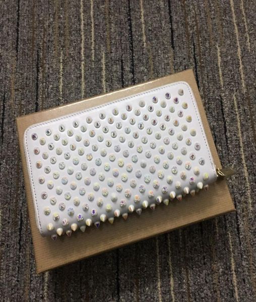 long style panelled spiked clutch bag women and men wallets patent leather mixed color rivets bag clutches lady bags purses with s1759600, Red;black
long style panelled spiked clutch bag women and men wallets patent leather mixed color rivets bag clutches lady bags purses with s1759600, Red;black