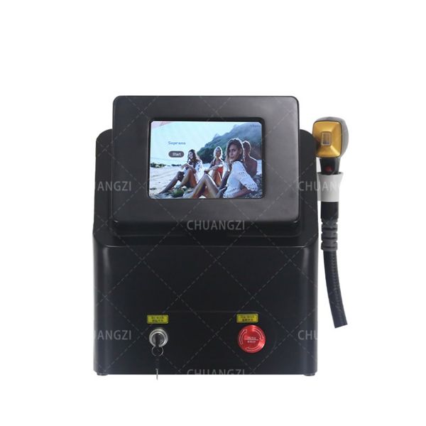 2000w beauty salon equipment permanent ice titanium epilator 755 /808/1064nm combined diode laser hair removal machine, Black
2000w beauty salon equipment permanent ice titanium epilator 755 /808/1064nm combined diode laser hair removal machine, Black