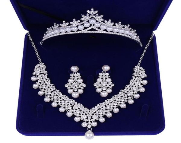 crystal pearl bridal jewelry sets wedding crown necklace with earrings bride hair ornament choker for women accessories 2203306862443, Slivery;golden
crystal pearl bridal jewelry sets wedding crown necklace with earrings bride hair ornament choker for women accessories 2203306862443, Slivery;golden