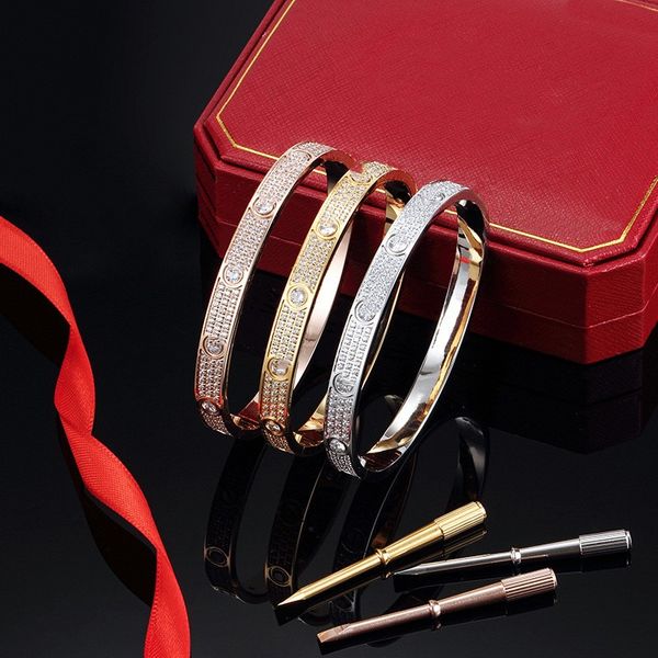 luxury brand bracelet pure sterling silver jewelry ladies screwdriver thick design rose gold diamond love bracelet wedding engagement screw, Golden;silver
luxury brand bracelet pure sterling silver jewelry ladies screwdriver thick design rose gold diamond love bracelet wedding engagement screw, Golden;silver