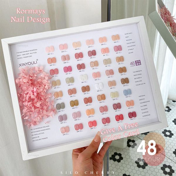 rormays 48 color gel nail polishing set 15ml nude pink translucent varnish gel uv led immersion semi permanent nail salon dedicated nail gel
rormays 48 color gel nail polishing set 15ml nude pink translucent varnish gel uv led immersion semi permanent nail salon dedicated nail gel