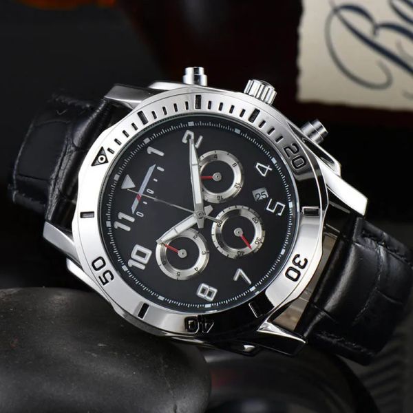 2022 men's luxury quartz watch business leisure multi function sports timekeeping calendar luminous waterproof belt wrist watch, Slivery;brown
2022 men's luxury quartz watch business leisure multi function sports timekeeping calendar luminous waterproof belt wrist watch, Slivery;brown
