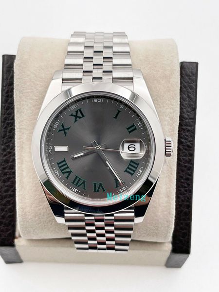 luxury wristwatch brand new men's automatic watches 126300 datejust 41 slate wimbledon dial stainless steel box paper, Slivery;golden
luxury wristwatch brand new men's automatic watches 126300 datejust 41 slate wimbledon dial stainless steel box paper, Slivery;golden