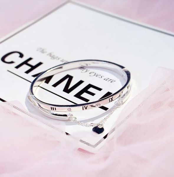 bangles female heart forever love brand charm bracelet for women famous jewelry whole rose gold stainless steel bracelets6828300, Golden;silver
bangles female heart forever love brand charm bracelet for women famous jewelry whole rose gold stainless steel bracelets6828300, Golden;silver