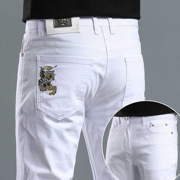 8a original b urberry shorts and pants online shop spring summer new product jeans mens light luxury korean edition thin elastic feet slim f, Blue
8a original b urberry shorts and pants online shop spring summer new product jeans mens light luxury korean edition thin elastic feet slim f, Blue