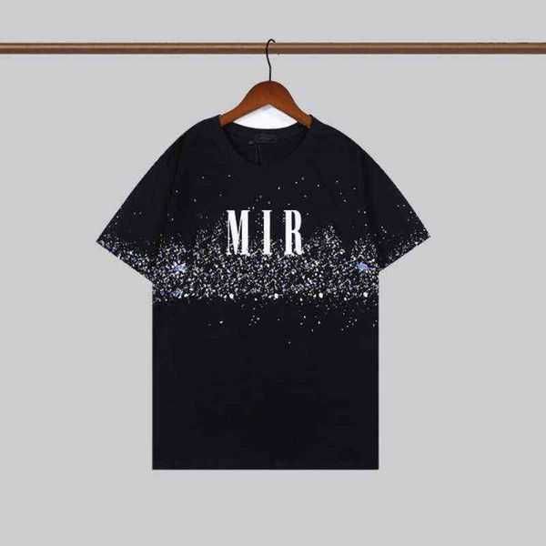 23ss summer mens amr tshirts men short sleeve shirt embroidery colorful splash ink graffiti alphabet slogan print high street tshirt 3501od, White;black
23ss summer mens amr tshirts men short sleeve shirt embroidery colorful splash ink graffiti alphabet slogan print high street tshirt 3501od, White;black