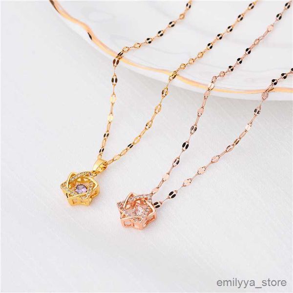 pendant necklaces new sweet elegant pendant chain necklace for women trendy fashion female stainless steel jewelry, Silver
pendant necklaces new sweet elegant pendant chain necklace for women trendy fashion female stainless steel jewelry, Silver