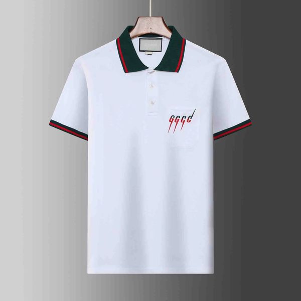 mens stylist polo shirts luxury italy men designer clothes short sleeve fashion casual man summer t shirt many colors are available size m-3, White;black
mens stylist polo shirts luxury italy men designer clothes short sleeve fashion casual man summer t shirt many colors are available size m-3, White;black
