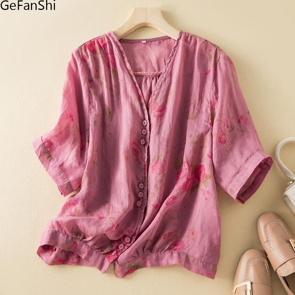 shirts 2023 new print thin summer blouse shirt short sleeve vneck button elegant office ladies women casual loose elegant blusas, White
shirts 2023 new print thin summer blouse shirt short sleeve vneck button elegant office ladies women casual loose elegant blusas, White