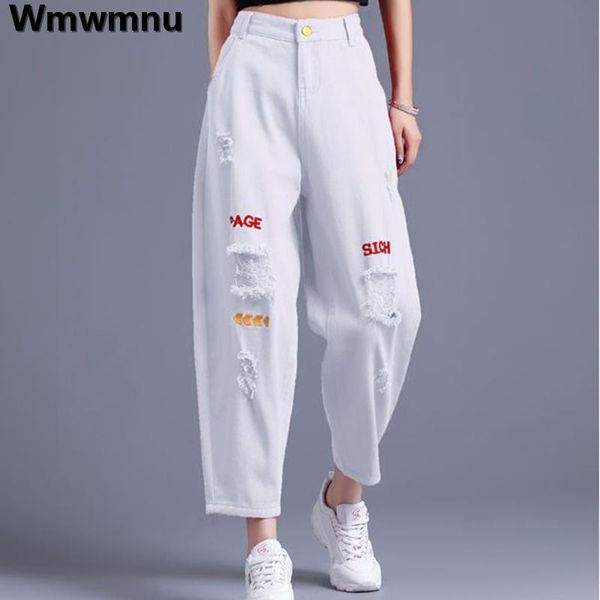 jeans oversize 34 high waist anklelength ripped hole harem jeans summer baggy vaqueros korean streetwear casual womens denim pants, Blue
jeans oversize 34 high waist anklelength ripped hole harem jeans summer baggy vaqueros korean streetwear casual womens denim pants, Blue