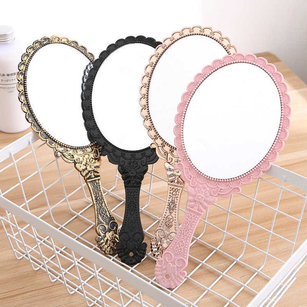 makeup tools 1pcs portable vintage makeup mirror hand hold oval round mirror noble restore ancient ways court mirror beauty tool j230601
makeup tools 1pcs portable vintage makeup mirror hand hold oval round mirror noble restore ancient ways court mirror beauty tool j230601
