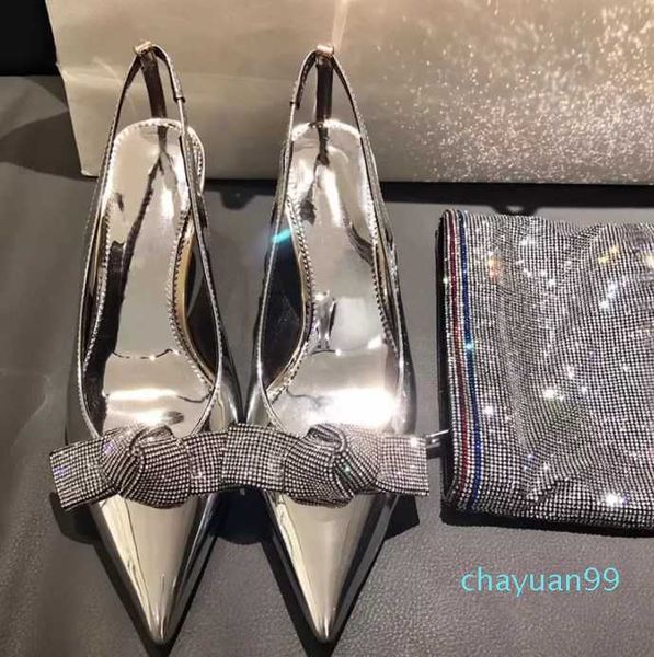 fashion high heel pointed toe women's sandals metal color rhinestone pumps slippers women party shoes ss, Black
fashion high heel pointed toe women's sandals metal color rhinestone pumps slippers women party shoes ss, Black