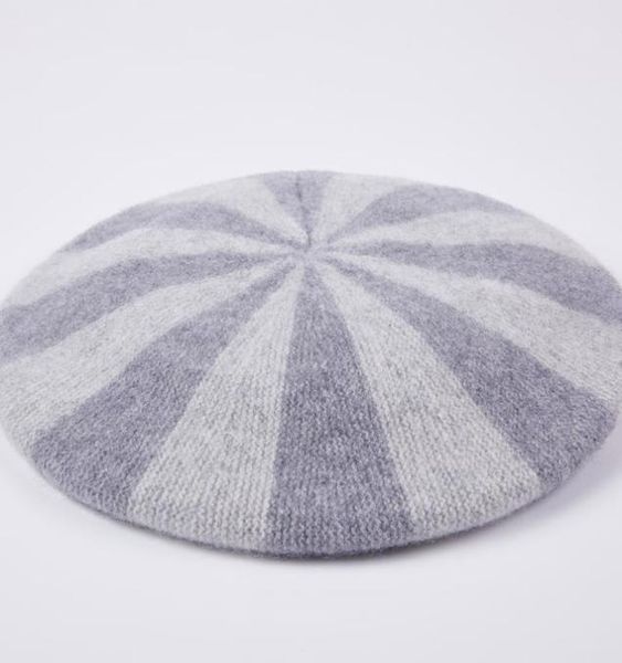winter hat stripe womens berets hats cute beret women barette ladies knitting fashion model week14550775, Blue;gray
winter hat stripe womens berets hats cute beret women barette ladies knitting fashion model week14550775, Blue;gray