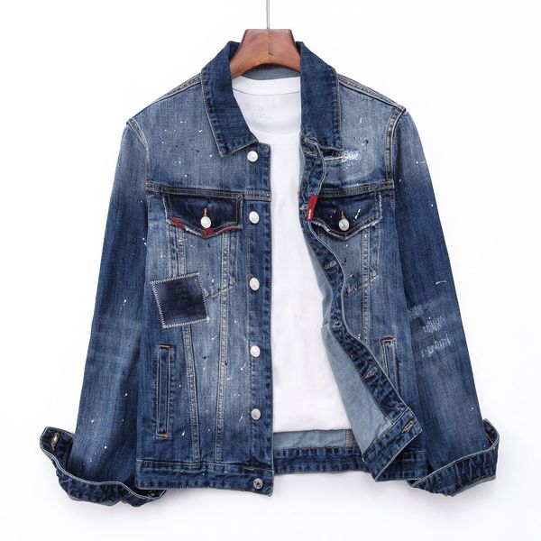 men's jackets jeans jacket hip hop embroidery luxury european design rainbow denim party style slim clothing, Black;brown
men's jackets jeans jacket hip hop embroidery luxury european design rainbow denim party style slim clothing, Black;brown