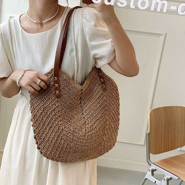 weave tote bag female bohemian shoulder bags for women summer beach straw handbags purses lady travel shopping 230424
weave tote bag female bohemian shoulder bags for women summer beach straw handbags purses lady travel shopping 230424