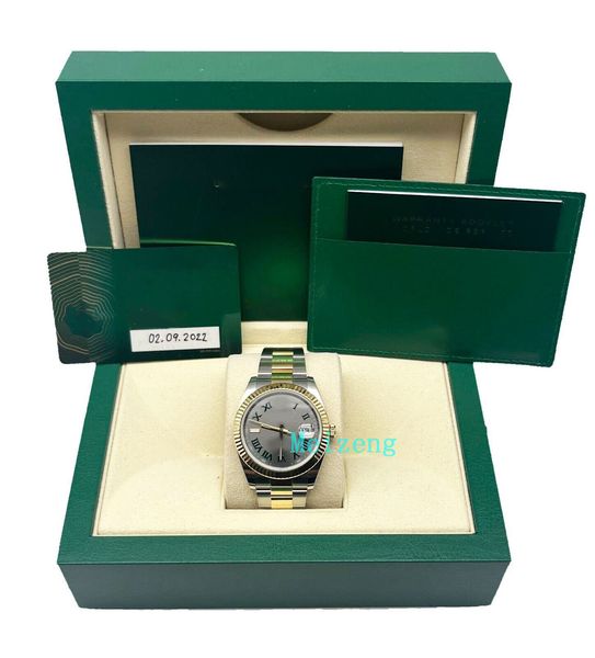 luxury wristwatch brand new men's automatic watches datejust 41 wimbledon 126333 18k yellow gold stainless box paper, Slivery;brown
luxury wristwatch brand new men's automatic watches datejust 41 wimbledon 126333 18k yellow gold stainless box paper, Slivery;brown