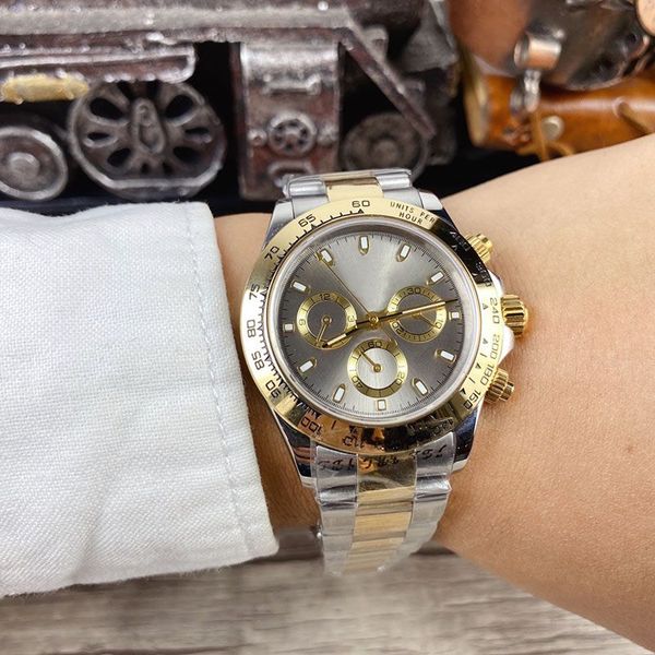 self-winding mechanical watch 40mm fashion dial stainless steel inter-gold strap mens watches casual business wristwatches gifts, Slivery;brown
self-winding mechanical watch 40mm fashion dial stainless steel inter-gold strap mens watches casual business wristwatches gifts, Slivery;brown