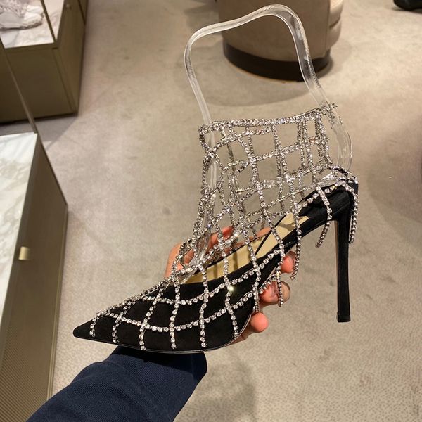 new summer crystal sandals women stiletto high heels wedding shoes women party sandalias de las mujeres zapatos de mujer, Black
new summer crystal sandals women stiletto high heels wedding shoes women party sandalias de las mujeres zapatos de mujer, Black