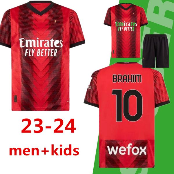 22 23 24 ac milans giroud soccer jerseys ibrahimovic football shirt 2022 2023 tonali rebic camiseta kjaer theo brahim r.leao men kids kit se, Black;yellow
22 23 24 ac milans giroud soccer jerseys ibrahimovic football shirt 2022 2023 tonali rebic camiseta kjaer theo brahim r.leao men kids kit se, Black;yellow