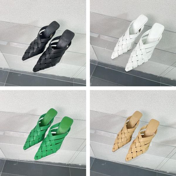 luxury designer women sandals muller shoes alfie casual shoes curved heel sandals woven flat bottom slippers fashion outwear beach slippers, Black
luxury designer women sandals muller shoes alfie casual shoes curved heel sandals woven flat bottom slippers fashion outwear beach slippers, Black