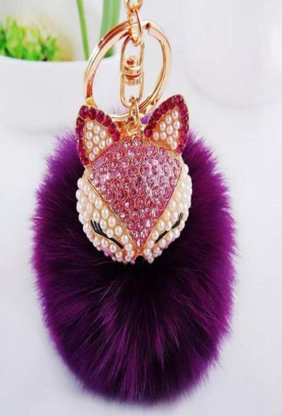 19 color cute bling rhinestone fox real rabbit fur ball fluffy keychain car key chain ring pendant for bag charm 12 pcs 8974314, Silver
19 color cute bling rhinestone fox real rabbit fur ball fluffy keychain car key chain ring pendant for bag charm 12 pcs 8974314, Silver