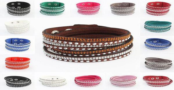 selling rhinestone crystal multilayer bracelets bangles flannel leather wrap bracelet wristbands for women snap button jewelry4475480, Black
selling rhinestone crystal multilayer bracelets bangles flannel leather wrap bracelet wristbands for women snap button jewelry4475480, Black