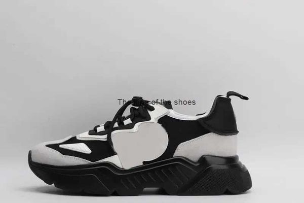 designer shoes 5862 run shoe mens womens casual shoes thick soled inside increase everything goes together woman man sneakers dg trendy fash, Black