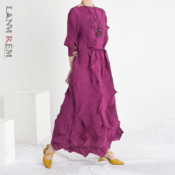 dresses lanmrem women pleated dress 2023 spring new loose allmatch bandage dress with belt 128cm length wn152, Black;gray
dresses lanmrem women pleated dress 2023 spring new loose allmatch bandage dress with belt 128cm length wn152, Black;gray
